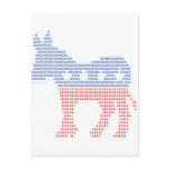 Democrat Donkey postcards