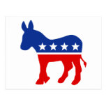 Democrat Donkey Postcard