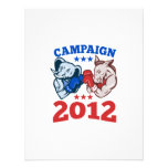 Democrat Donkey Republican Elephant Campaign 2012 Invites