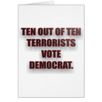 DEMOCRAT cards