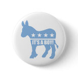 democrat it's a boy pins