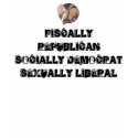 democrat_republican, Fiscally Republican Social... t-shirts