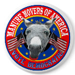 DEMOCRATIC button