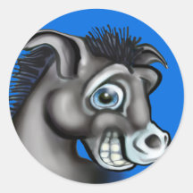 Democratic Donkey Sticker