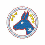 Democratic Logo embroidered shirts