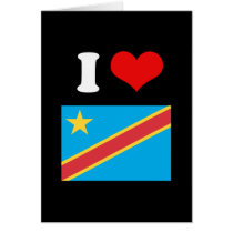 Democratic Republic of Congo Flag Cards
