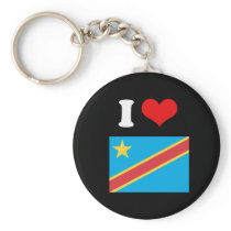 Democratic Republic of Congo Flag Key Chain