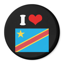 Democratic Republic of Congo Flag Magnet