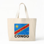 Democratic Republic of Congo Vintage Flag bags