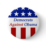Democrats Against Obama buttons