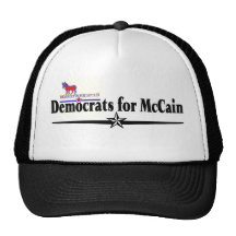 DEMOCRATS FOR MCCAIN TRUCKER HATS