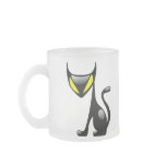 Demon Cat Frosted Mug