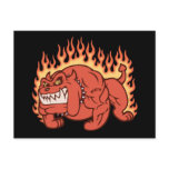 Demon Dog -Flames postcards