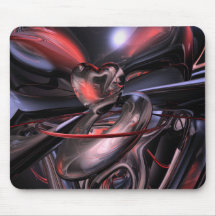 Demon Heart Abstract Mousepad
