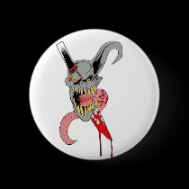 Demon Horror Art buttons