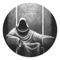Demon Hunter Round Sticker