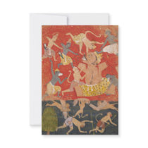 Demon Kumbhakarna Defeated by Rama and Lakshmana Custom Announcement