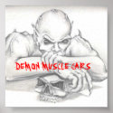 DEMON OPTION 1, DEMON MUSCLE CARS POSTER posters