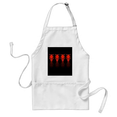 Demon Reflections Apron by markthaler