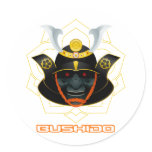 demon samurai stickers