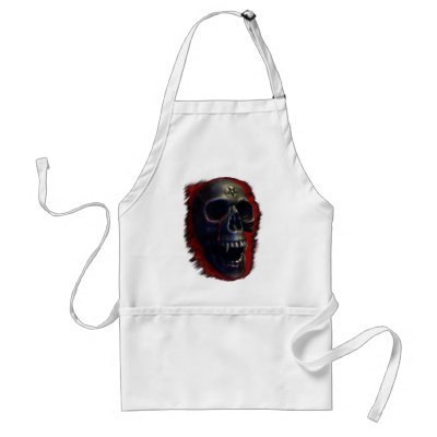 Demon Skull 1 Apron by MDKgraphics