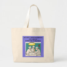 demonic doctor / surgeon joke canvas bag