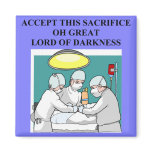demonic doctor / surgeon joke magnets