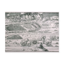Demonstration of defensive measure postcards