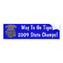 Demopolis Tigers 2009 Alabama State Champions! Bumper Stickers