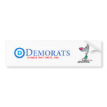 Demorats bumper stickers