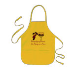 Demystifying and logo on Apron