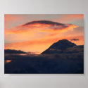 Denali at Sunset Poster posters