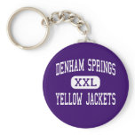 Denham Springs - Yellow Jackets - Denham Springs keychains