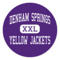 Denham Springs - Yellow Jackets - Denham stickers