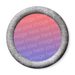 Denim (3d effect frame border) Template Refrigerator Magnets