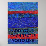 DENIM FLAG Poster