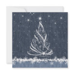 Denim n Snowflakes New Years Party Invitation