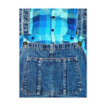 Denim Overalls and Plaid