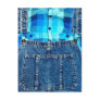 Denim Overalls and Plaid