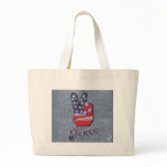 Denim Peace bags