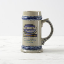 DenimRadio.com Beer Stein Coffee Mugs