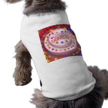 Denise's Birthday Cake Doggie Tshirt