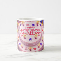 Denise's Birthday Cake Mug