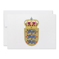 Denmark- Coat of Arms Invitations