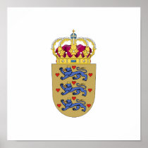 Denmark- Coat of Arms Posters