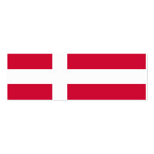Denmark Flag Design Business Card Template