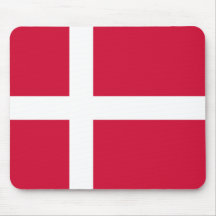 Denmark Flag DK Mousepad