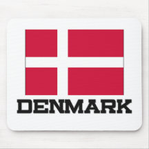Denmark Flag Mouse Pads