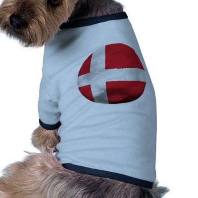 Denmark Football Pet T-shirt