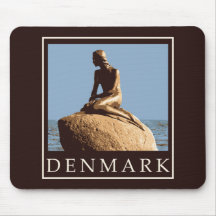 Denmark Little Mermaid Mouse Pad